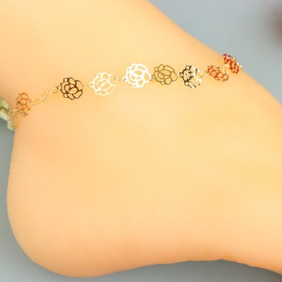 "Handmade Anklet – A Stylish Choice for Women, Thoughtful Gift Idea, EVCH1598 - Picture 1 of 10